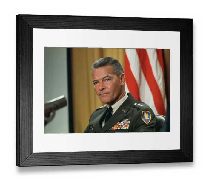 Framed Print : Major General George Seneff Framed Print : Major General George Seneff