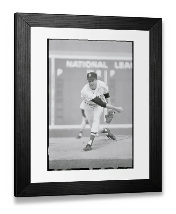 Framed Print : Jim Lonborg Pitching Framed Print : Jim Lonborg Pitching