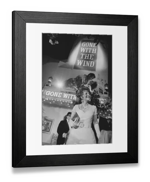 Framed Print : Olivia de Havilland Arriving at a Theater Framed Print : Olivia de Havilland Arriving at a Theater