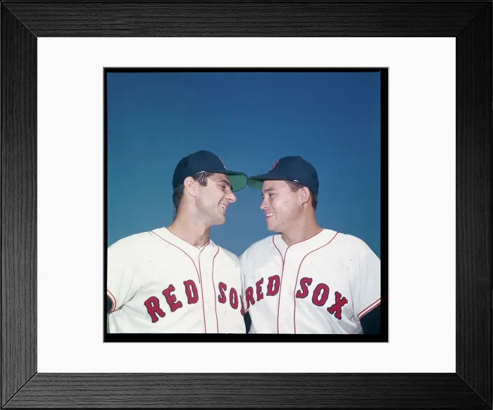 Framed Print : Portraits of Carl Yastrzemski and Jose Santiago Framed Print : Portraits of Carl Yastrzemski and Jose Santiago