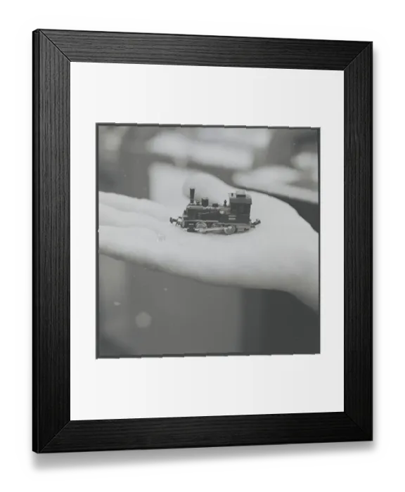 Framed Print : Miniature Model Train Engine Framed Print : Miniature Model Train Engine