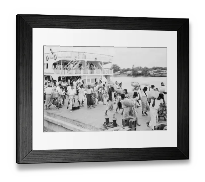 Framed Print : People Carrying Sacks of Rice to Market Framed Print : People Carrying Sacks of Rice to Market