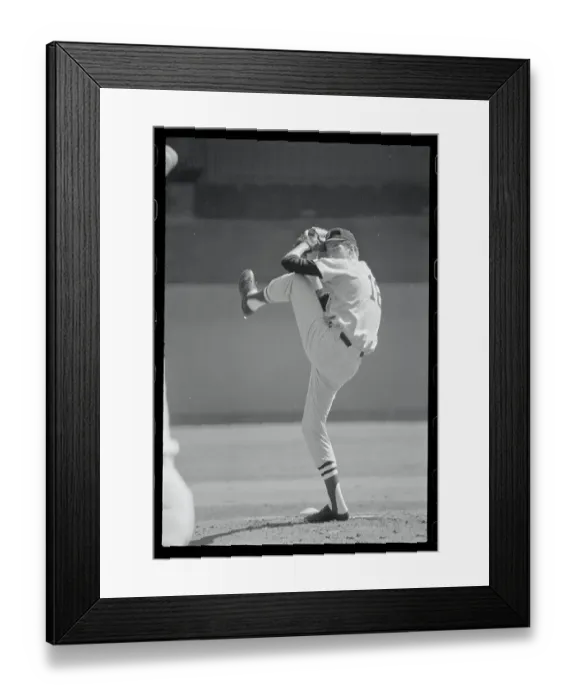 Framed Print : Jim Lonborg Delivering a Pitch