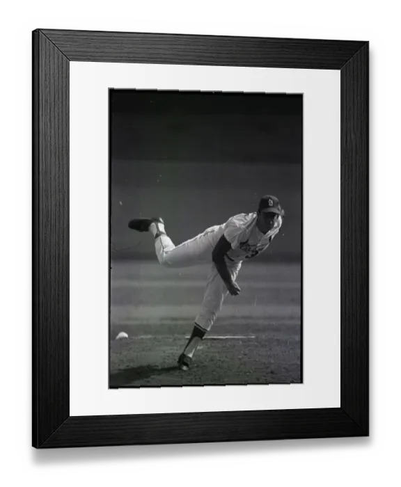 Framed Print : Action Shot Of Nelson Briles Pitching Framed Print : Action Shot Of Nelson Briles Pitching