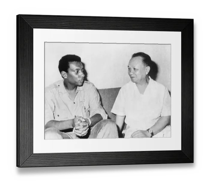 Framed Print : Civil Rights Activist Stokely Carmichael in Hanoi Framed Print : Civil Rights Activist Stokely Carmichael in Hanoi