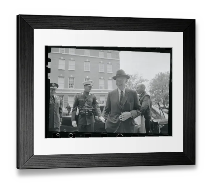 Framed Print : Portrait of Dwight D Eisenhower Framed Print : Portrait of Dwight D Eisenhower