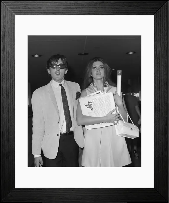 Framed Print : David Hemmings And New Mate Framed Print : David Hemmings And New Mate