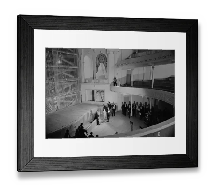Framed Print : Stewart L Udall Dedicating New Ford Theater