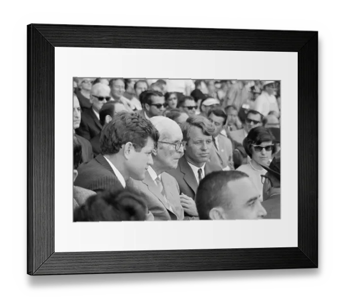 Framed Print : Joseph P. Kennedy Sitting Between His Two Sons Framed Print : Joseph P. Kennedy Sitting Between His Two Sons