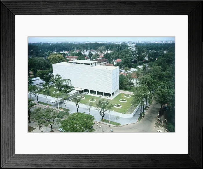 Framed Print : View of Landscape Surrounding Saigon Embassy Framed Print : View of Landscape Surrounding Saigon Embassy