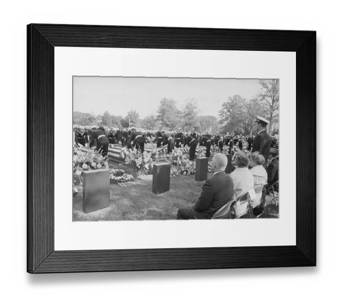 Framed Print : Honor Guard Removing Flags from Caskets Framed Print : Honor Guard Removing Flags from Caskets