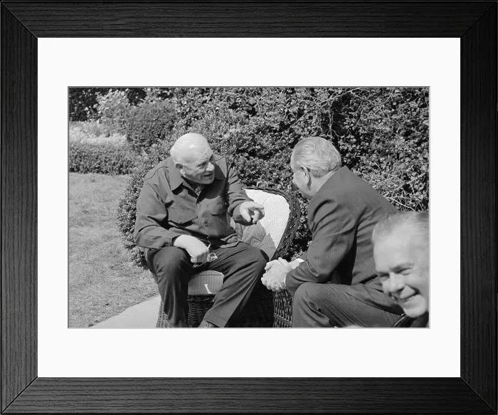 Framed Print : President Johnson Speaking with Eric Hoffer Framed Print : President Johnson Speaking with Eric Hoffer