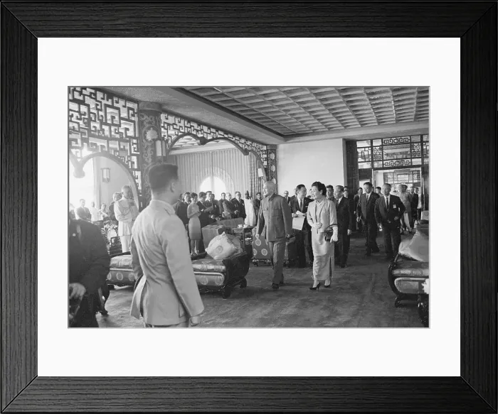 Framed Print : Chaing Kai-Shek At Conference Framed Print : Chaing Kai-Shek At Conference