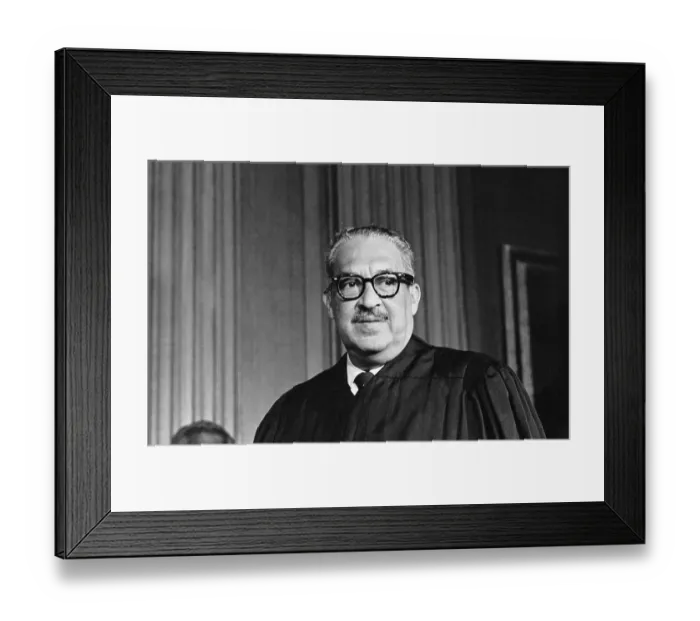 Framed Print : Supreme Court Justice Thurgood Marshall Framed Print : Supreme Court Justice Thurgood Marshall