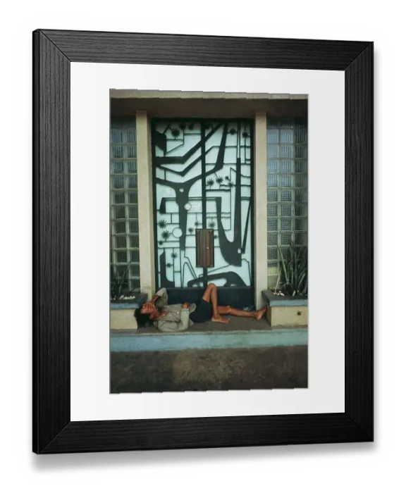 Framed Print : Homeless Man, Saigon