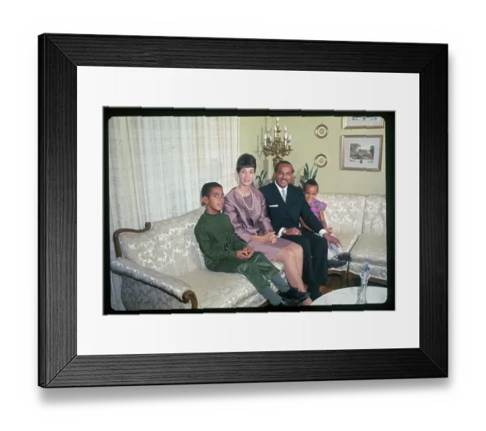 Framed Print : Carl B. Stokes with Family Framed Print : Carl B. Stokes with Family