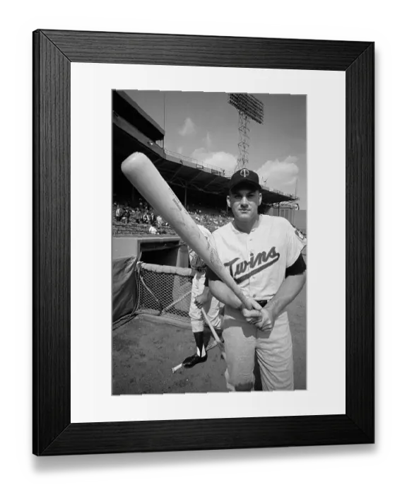 Framed Print : Harmon Killebrew Holding a Bat Framed Print : Harmon Killebrew Holding a Bat