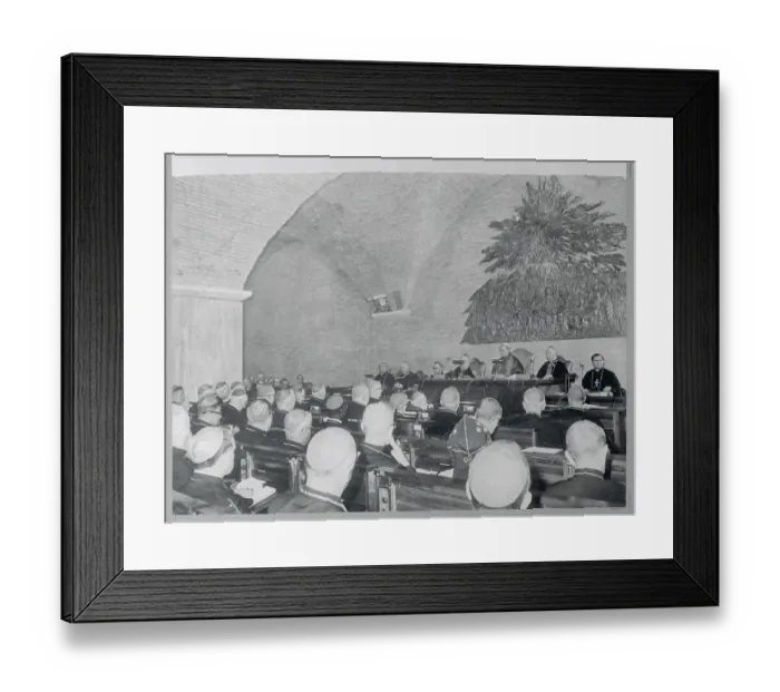 Framed Print : Pope Paul VI Opening Session of the Bishops Synod Framed Print : Pope Paul VI Opening Session of the Bishops Synod