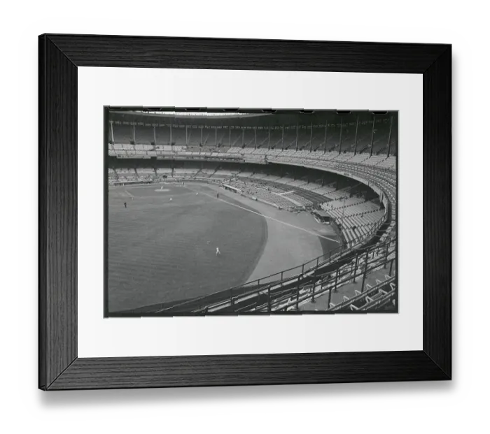 Framed Print : View of a Baseball Game Framed Print : View of a Baseball Game