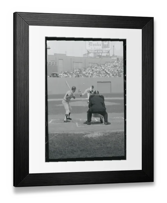 Framed Print : Jose Santiago Pitching to Zoilo Versalles Framed Print : Jose Santiago Pitching to Zoilo Versalles