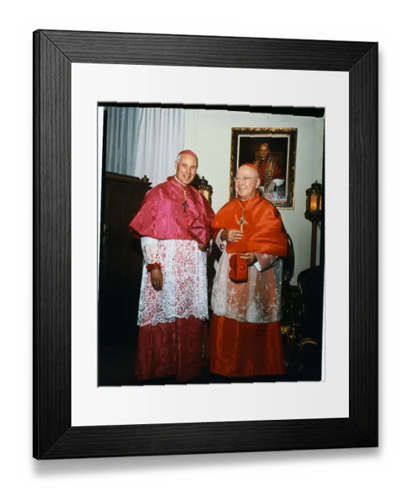 Framed Print : Cardinal Spellman and Luigi Raimondi Framed Print : Cardinal Spellman and Luigi Raimondi