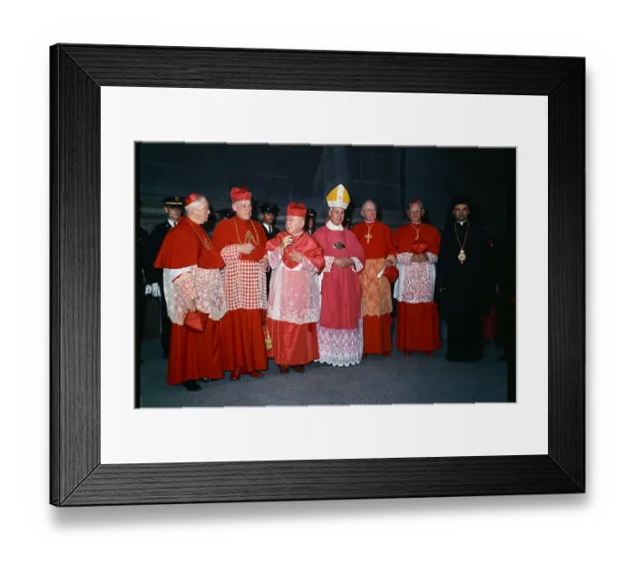 Framed Print : Catholic Archbishops Standing Together Framed Print : Catholic Archbishops Standing Together
