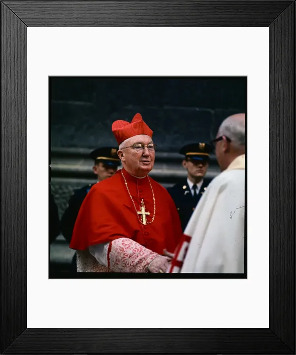 Framed Print : Cardinal O'Boyle Entering St. Patrick's Framed Print : Cardinal O'Boyle Entering St. Patrick's