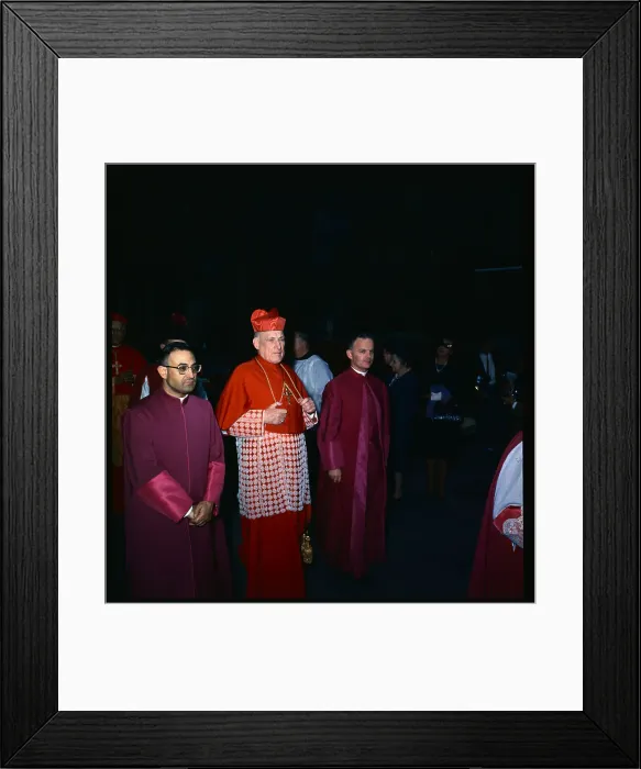 Framed Print : Cardinal Richard Cushing at St Patrick's Framed Print : Cardinal Richard Cushing at St Patrick's