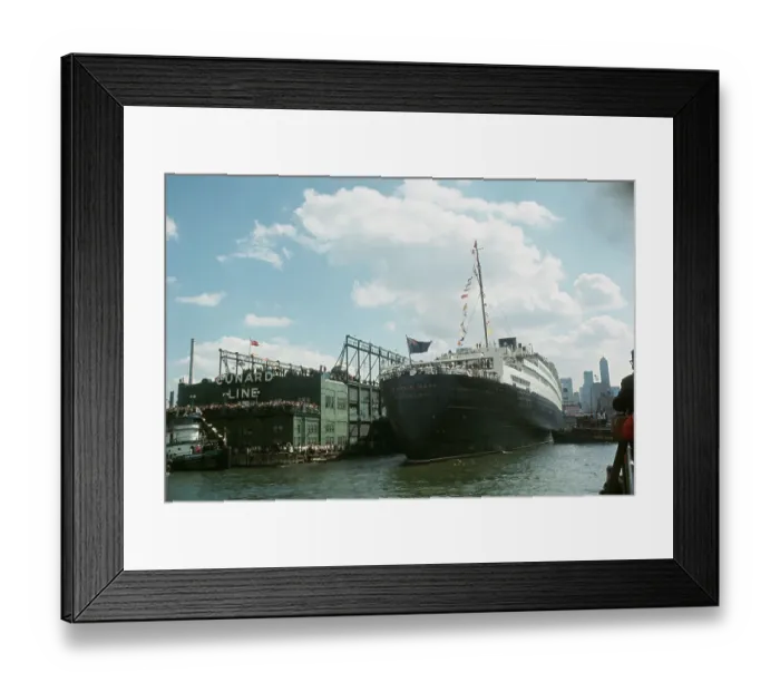 Framed Print : RMS Queen Mary Framed Print : RMS Queen Mary