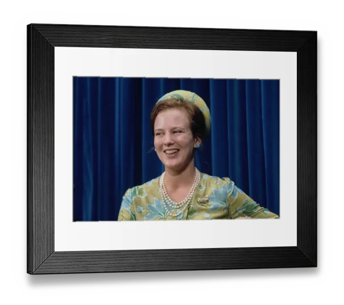 Framed Print : Princess Margrethe Of Denmark Framed Print : Princess Margrethe Of Denmark