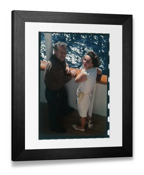 Framed Print : Nelson Rockefeller Standing Next to His Wife Framed Print : Nelson Rockefeller Standing Next to His Wife