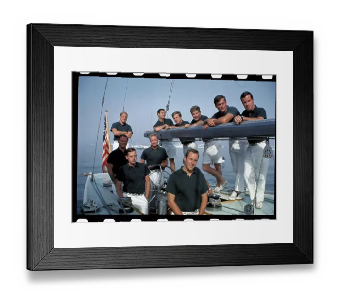 Framed Print : Portrait of the America Cup Crew Framed Print : Portrait of the America Cup Crew