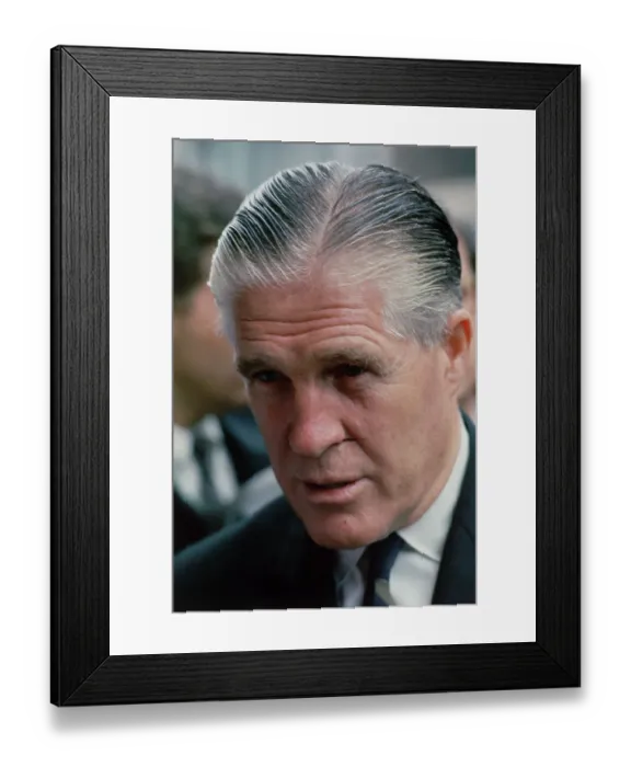Framed Print : Michigan Governor George W. Romney Framed Print : Michigan Governor George W. Romney