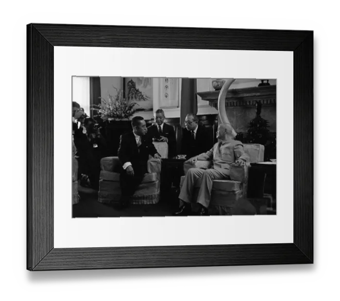 Framed Print : Eisaku Sato On Asian And Pacific Tour Framed Print : Eisaku Sato On Asian And Pacific Tour