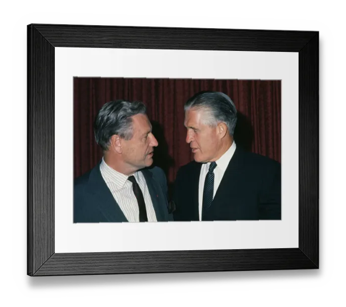 Framed Print : Nelson Rockefeller And George Romney Framed Print : Nelson Rockefeller And George Romney