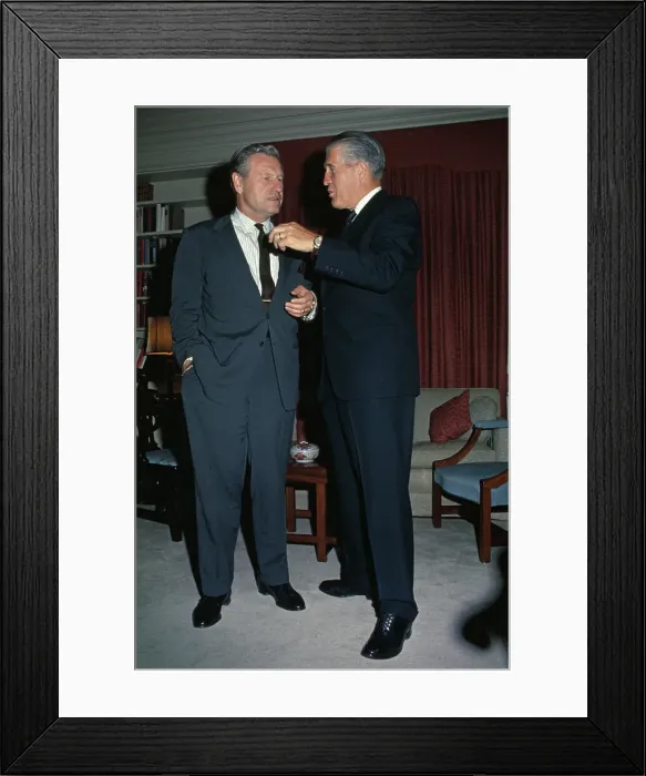 Framed Print : Nelson Rockefeller And George Romney Framed Print : Nelson Rockefeller And George Romney