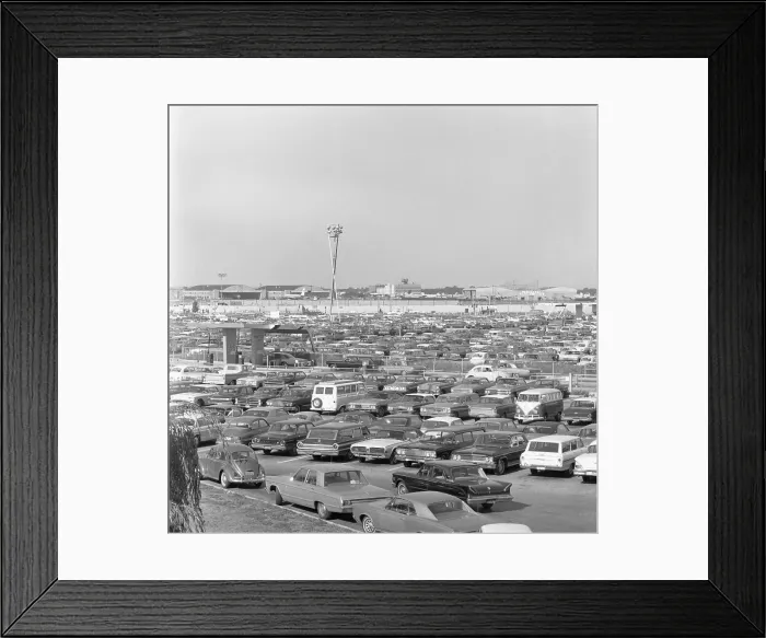 Framed Print : Crowded Parking Lots at JFK Airport Framed Print : Crowded Parking Lots at JFK Airport