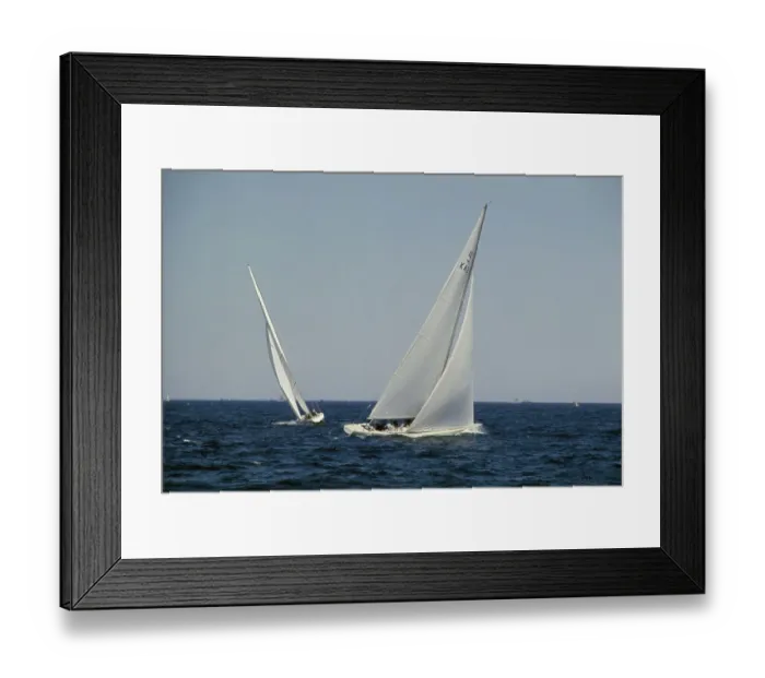 Framed Print : Intrepid Vs Dame Pattie At America's Cup Framed Print : Intrepid Vs Dame Pattie At America's Cup