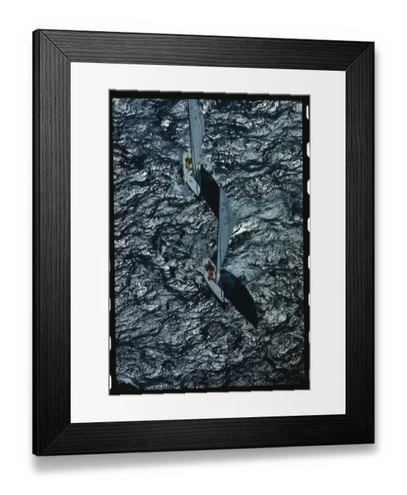 Framed Print : America's Cup 1967 Dame Pattie & Intrepid Framed Print : America's Cup 1967 Dame Pattie & Intrepid