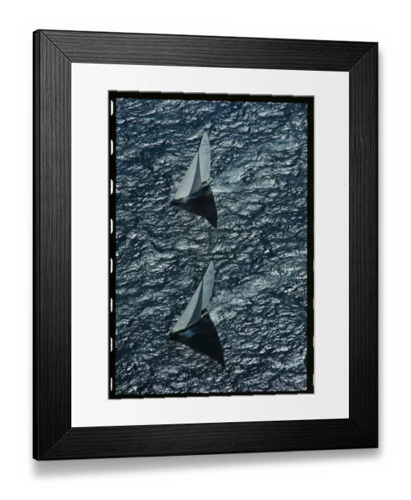 Framed Print : Aerial view of America's Cup Race Framed Print : Aerial view of America's Cup Race