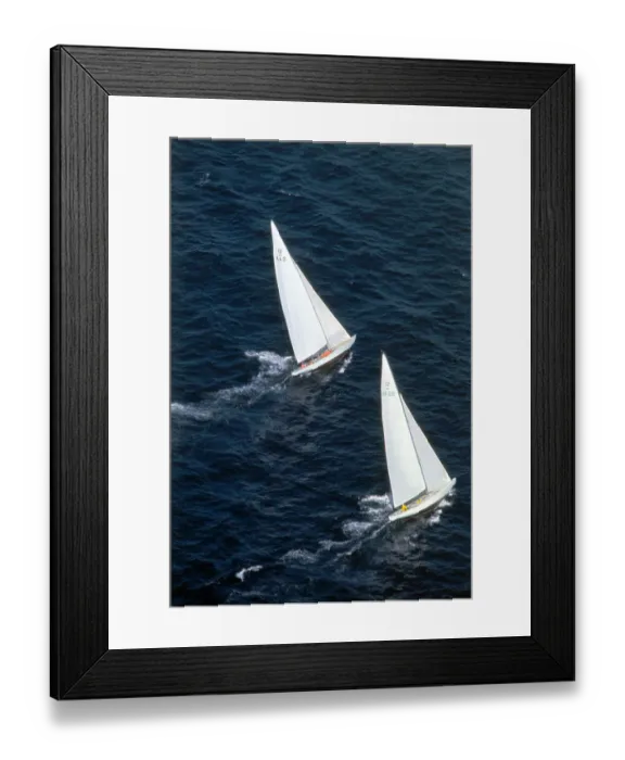 Framed Print : Aerial view of America's Cup Race Framed Print : Aerial view of America's Cup Race