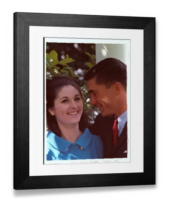 Framed Print : Portrait of Lynda Bird Johnson and Charles S. Robb Framed Print : Portrait of Lynda Bird Johnson and Charles S. Robb
