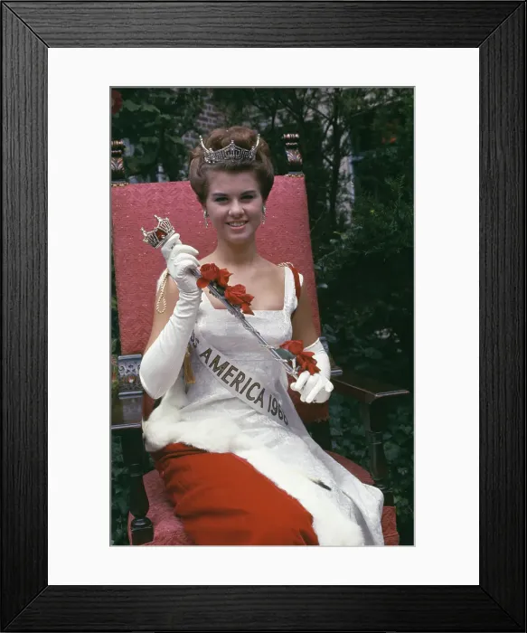 Framed Print : Miss America Debbie Barnes Framed Print : Miss America Debbie Barnes