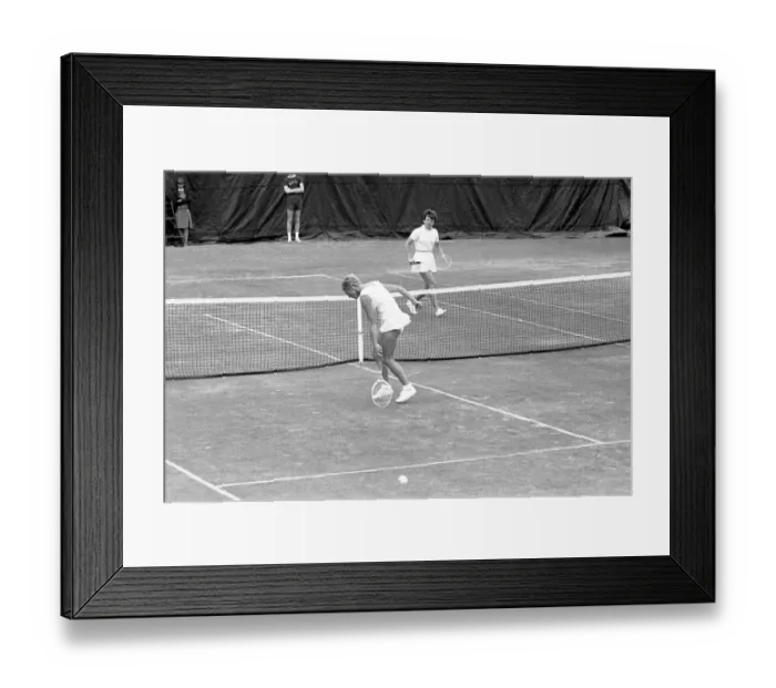 Framed Print : Billie Jean King Framed Print : Billie Jean King