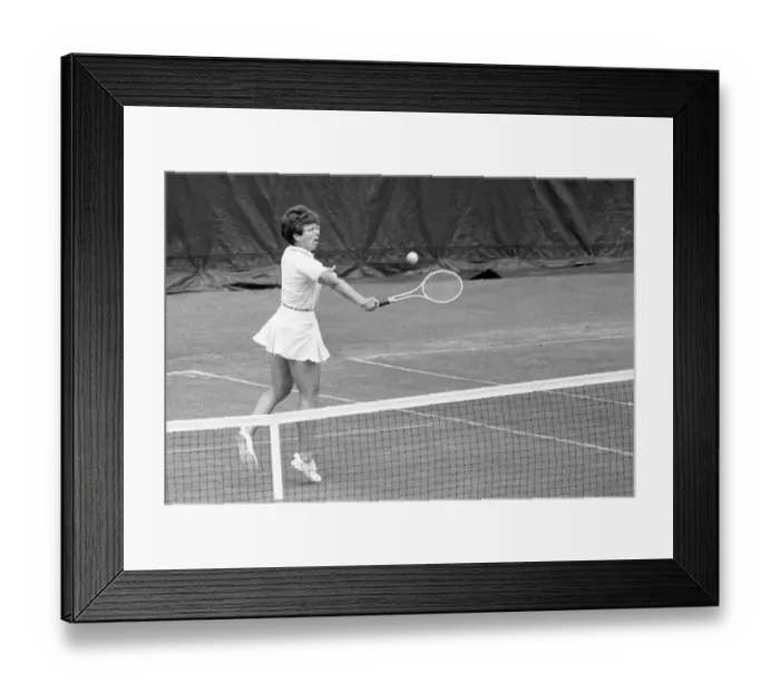 Framed Print : Billie Jean King Framed Print : Billie Jean King