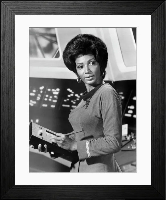 Framed Print : Nichelle Nichols as Lt. Uhura Framed Print : Nichelle Nichols as Lt. Uhura