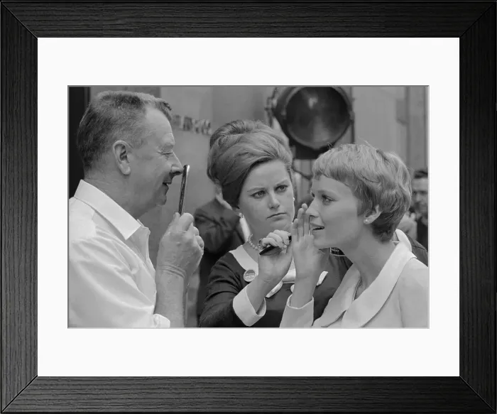 Framed Print : Mia Farrow Getting Ready for Scene in Rosemary's Baby Framed Print : Mia Farrow Getting Ready for Scene in Rosemary's Baby