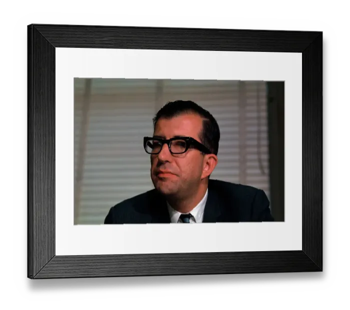 Framed Print : Portrait of Albert Shanker