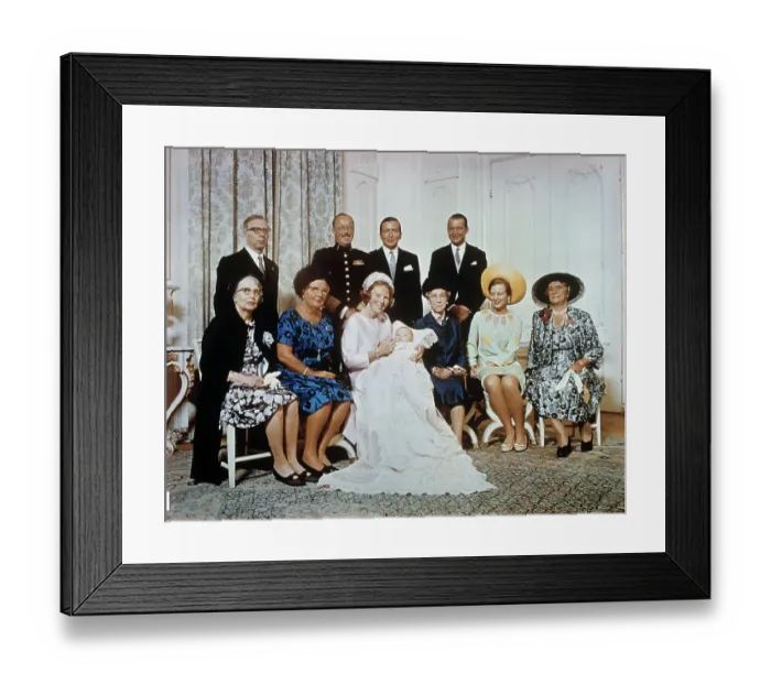 Framed Print : Dutch Royal Family