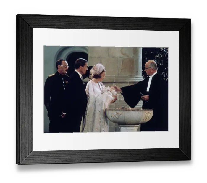 Framed Print : Christening Of Prince Willem-Alexander Framed Print : Christening Of Prince Willem-Alexander